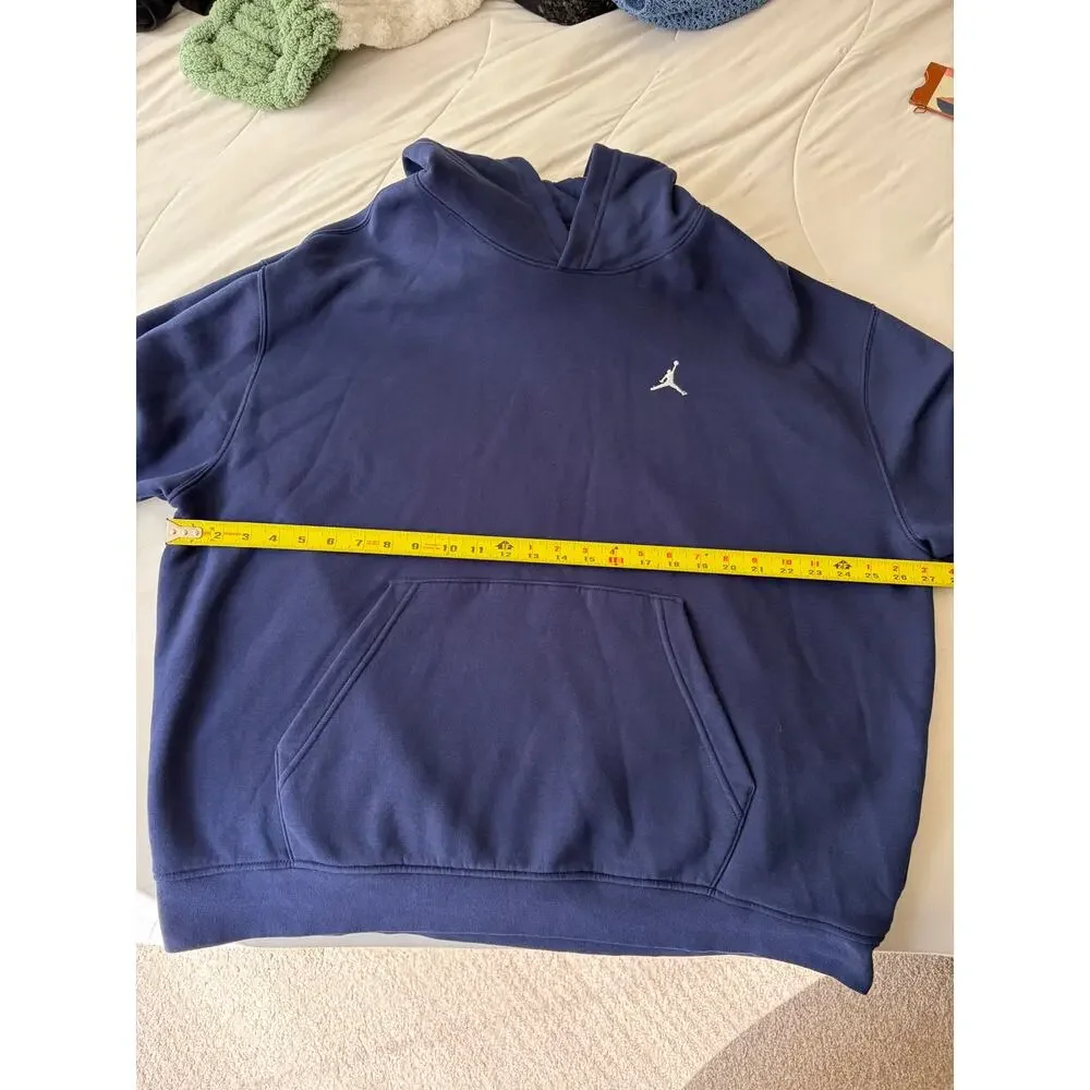 Nike Air Jordan Jumpman Blue Hoodie Sweatshirt Mens XXL